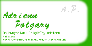 adrienn polgary business card